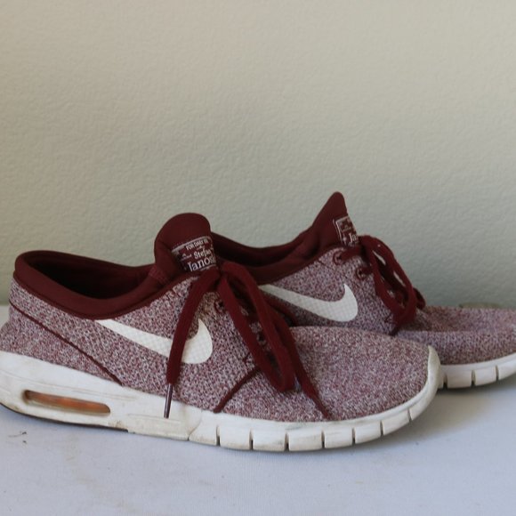 Nike Stefan Janoski Max 'Dark Team Red' Shoes - Picture 1 of 6
